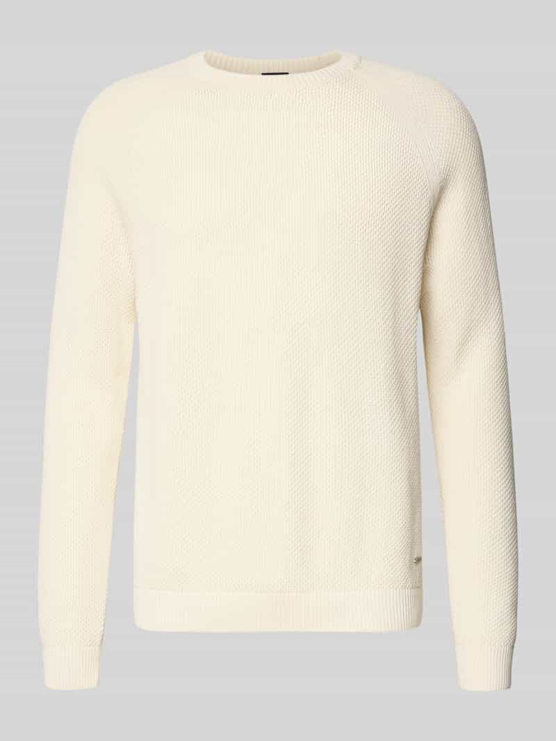 JOOP! Collection Gebreide pullover met ribboorden model 'Nadion'