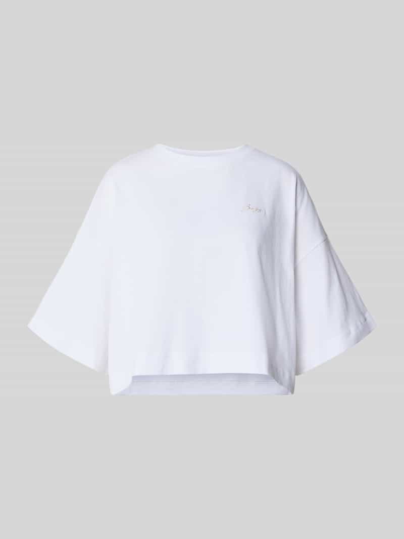 Boxy fit T-shirt van puur katoen