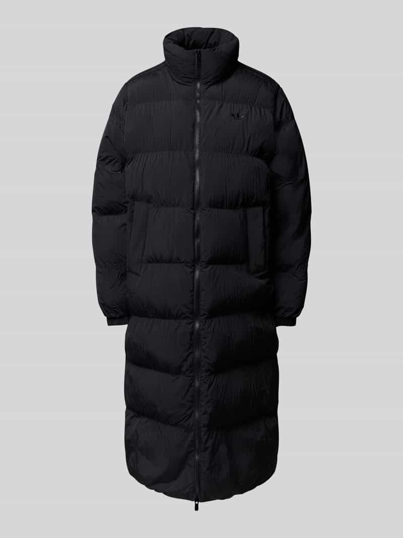 adidas Originals Doorgestikte mantel met opstaande kraag