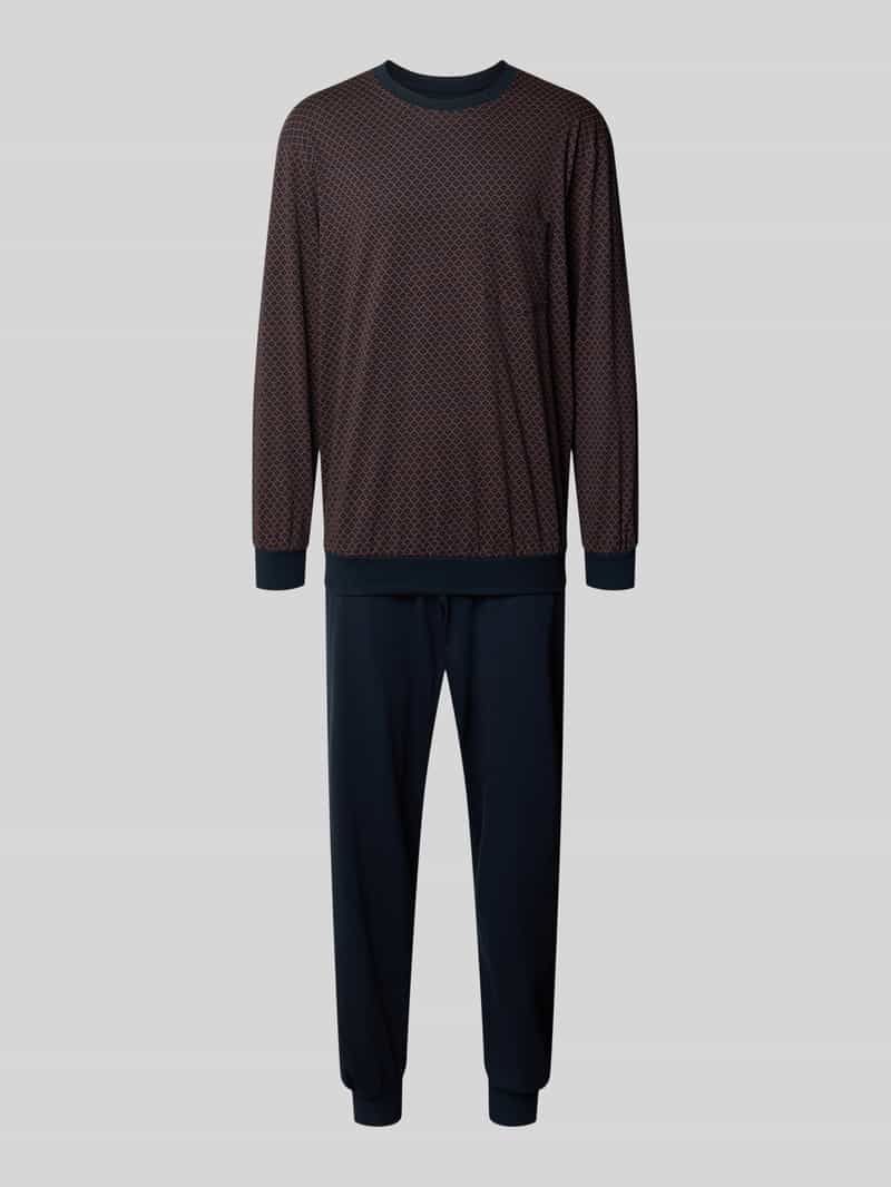 Schiesser Pyjama in minimalistisch design