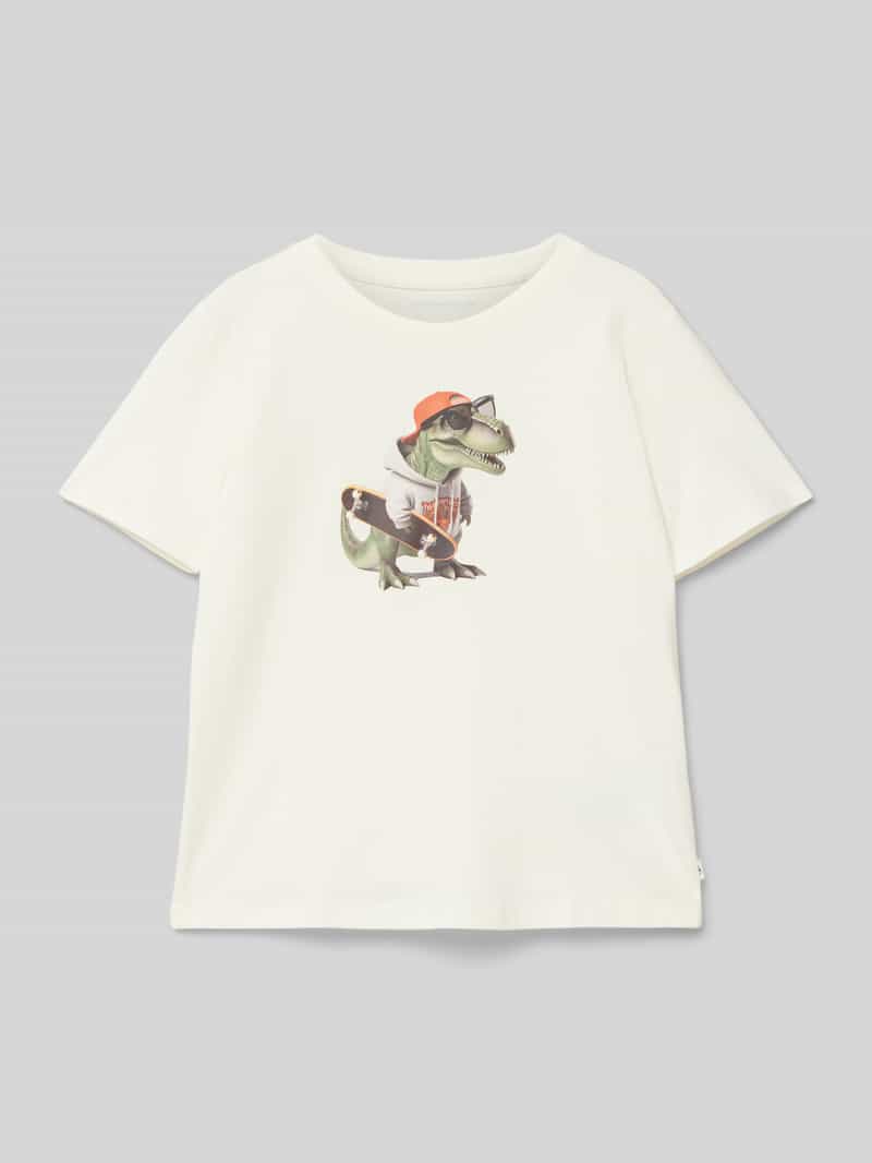 Tom Tailor Regular fit T-shirt van puur katoen