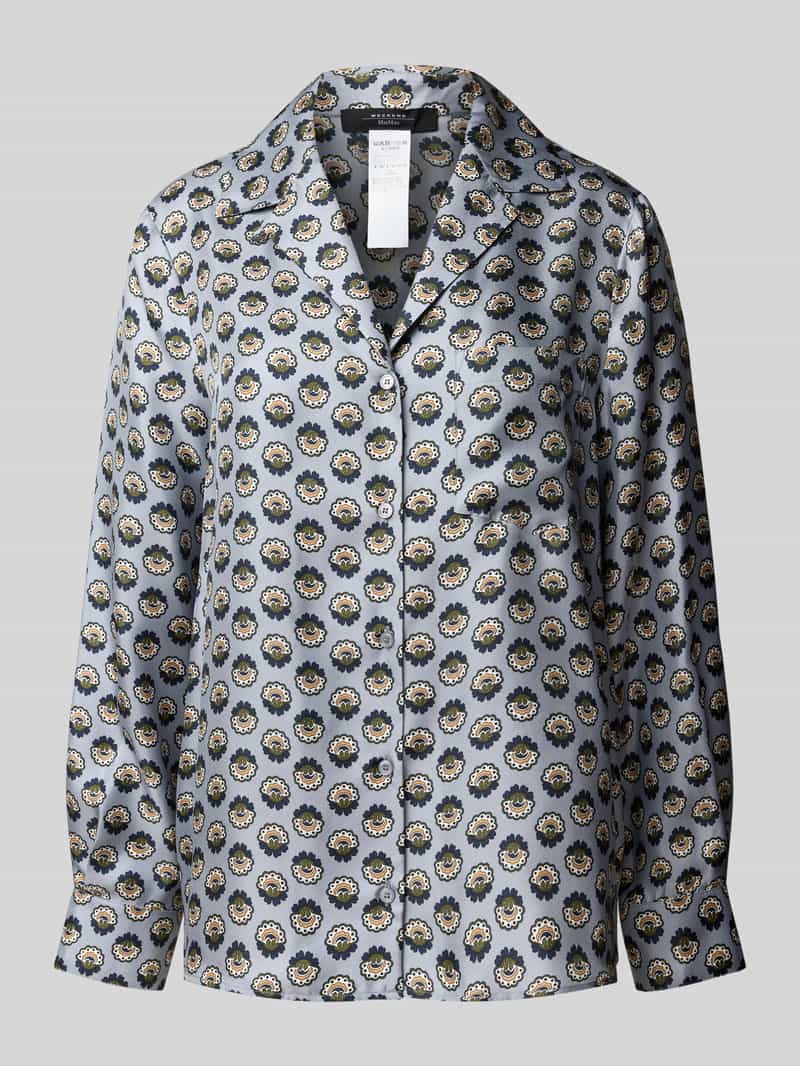 Weekend Max Mara Regular fit zijden blouse met reverskraag model 'ONCIA'
