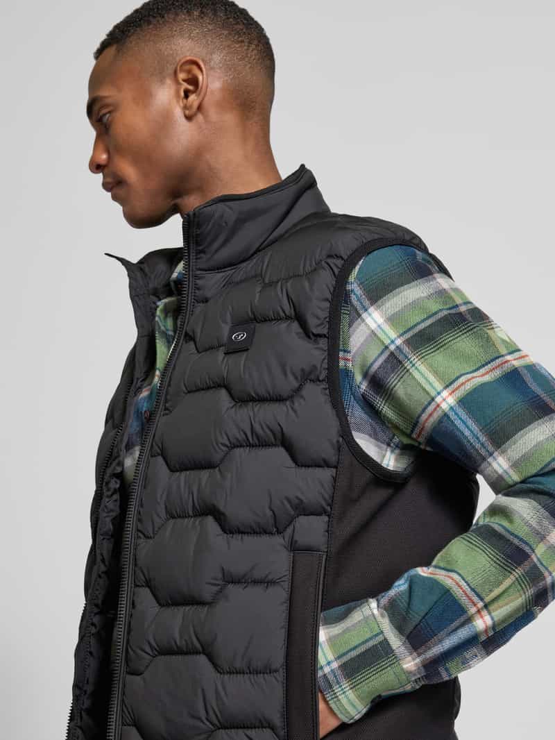 Tom Tailor Regular fit bodywarmer met opstaande kraag