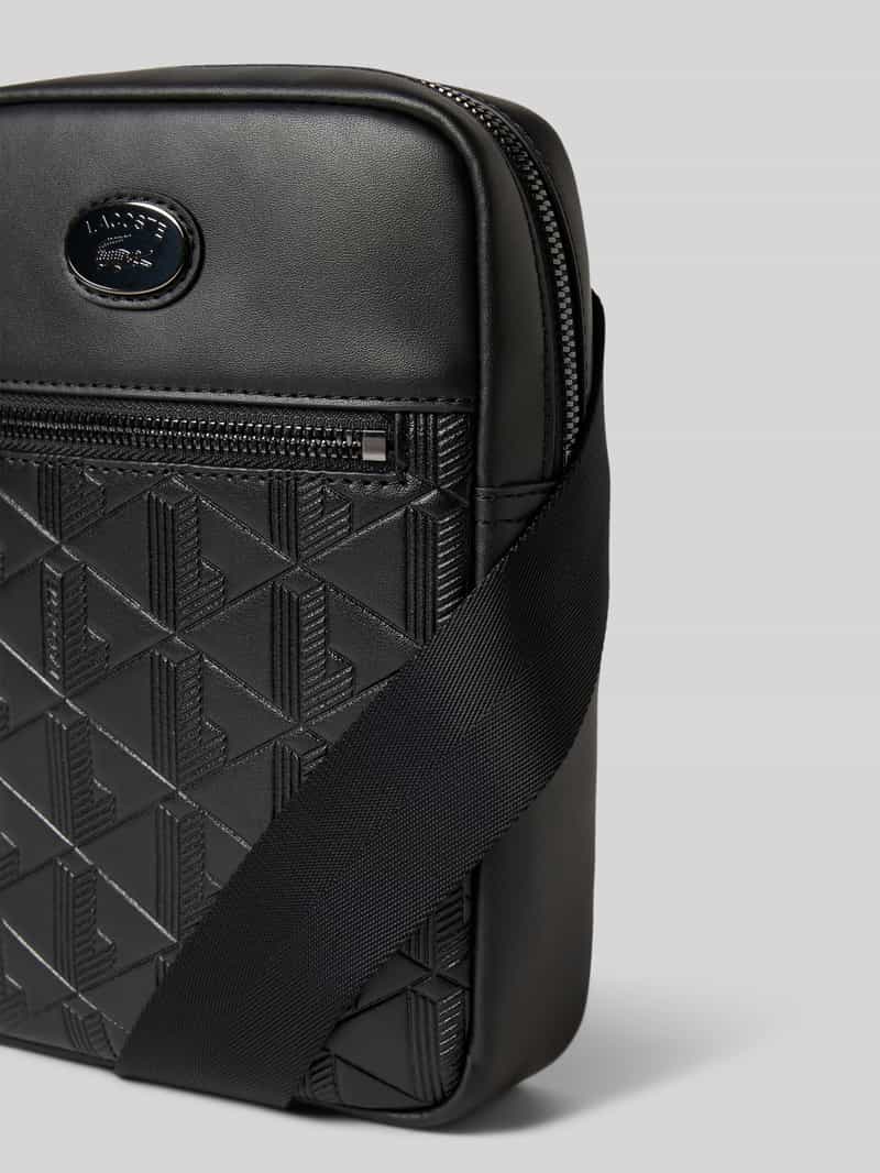 Lacoste Schoudertas met structuurmotief model 'CROSSOVER BAG'