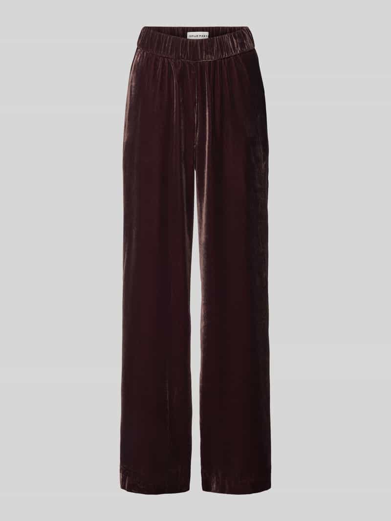 OPUS PANTS Stoffhose mit elastischem Bund Modell 'Mucia' in Bordeaux, Größe 44 198606444
