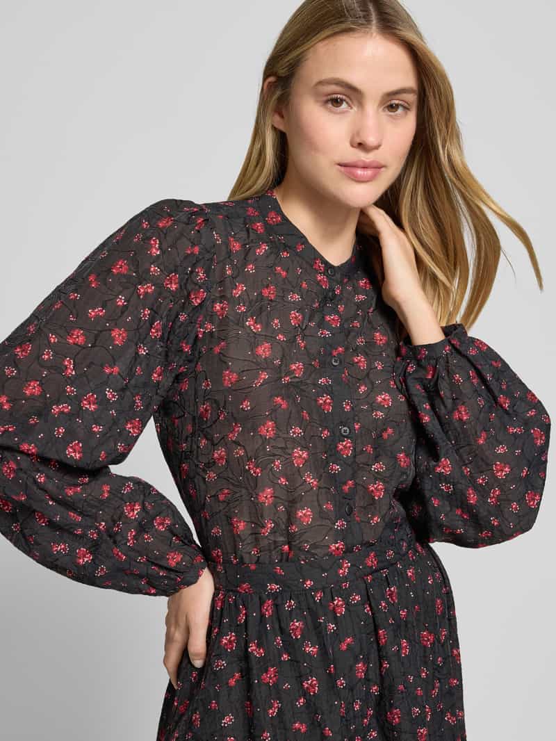 MSCH Copenhagen Regular fit overhemdblouse van viscosemix model 'Nancy'