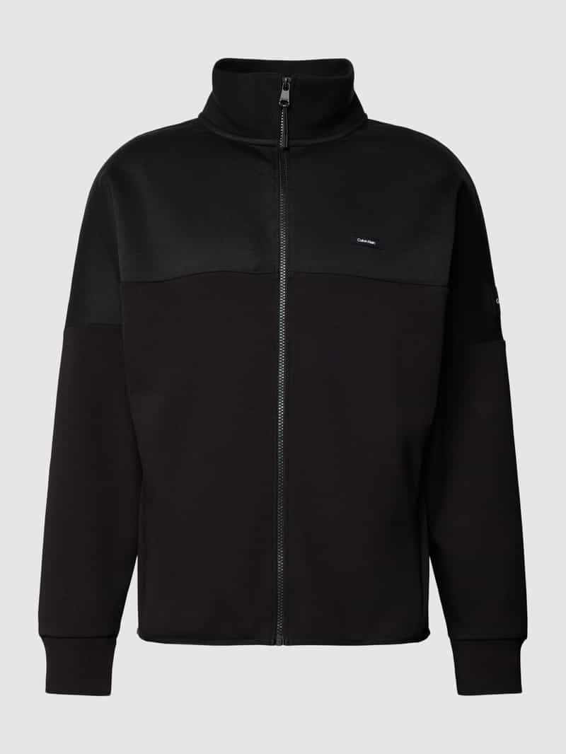 CK Calvin Klein Sweatjack met opstaande kraag
