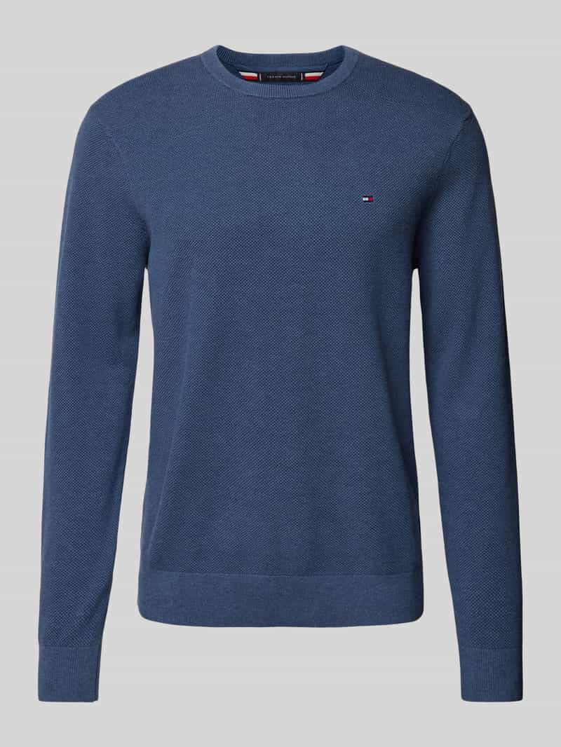 Tommy Hilfiger Gebreide pullover met ronde hals