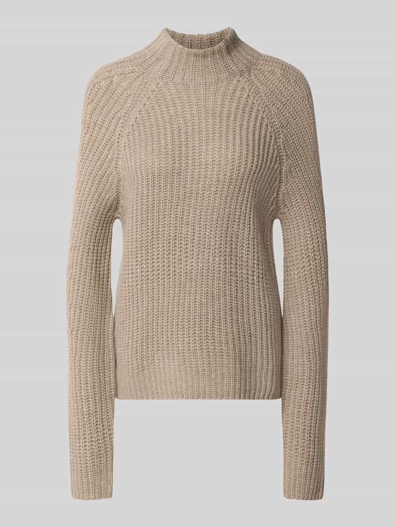 Gebreide pullover uit mix van kasjmier en katoen model 'LONA'