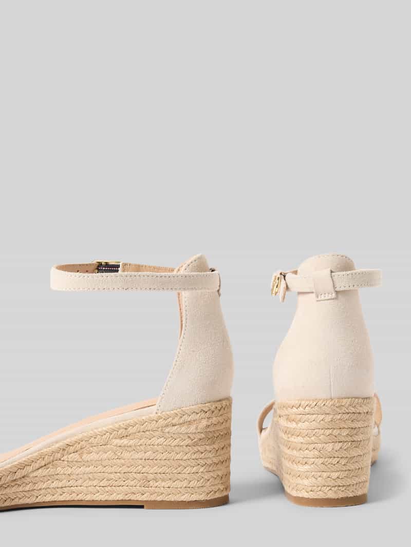 Tommy Hilfiger Wedges van echt leer