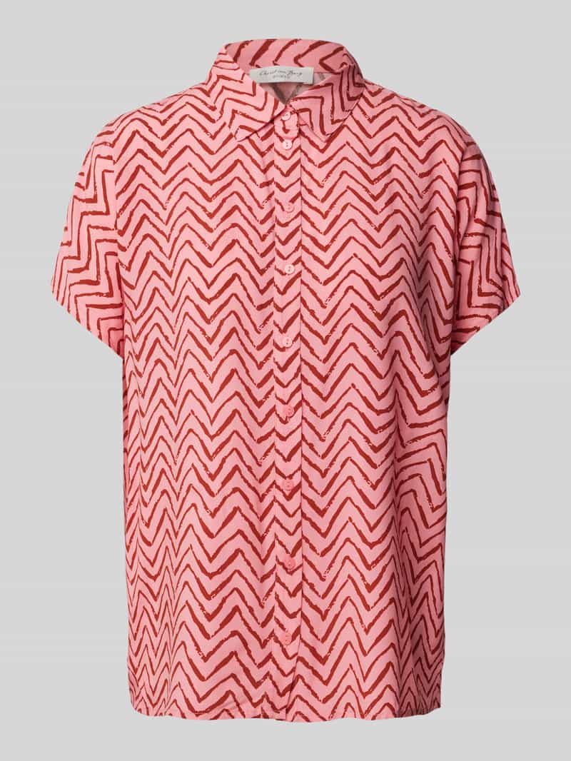Christian Berg Woman Relaxed fit blouse met kapmouwen