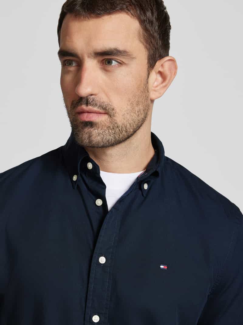 Tommy Hilfiger Regular fit vrijetijdsoverhemd met korte mouwen model 'FLEX'