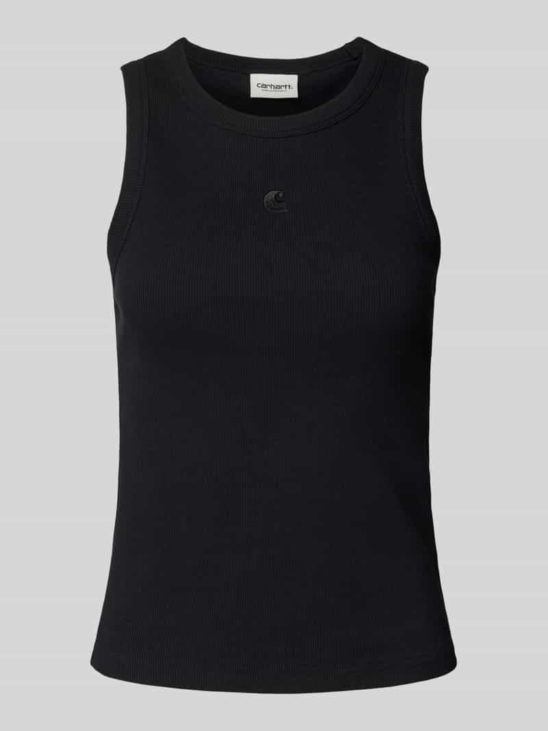 Carhartt Work In Progress Tanktop met ribboorden model 'Philips'