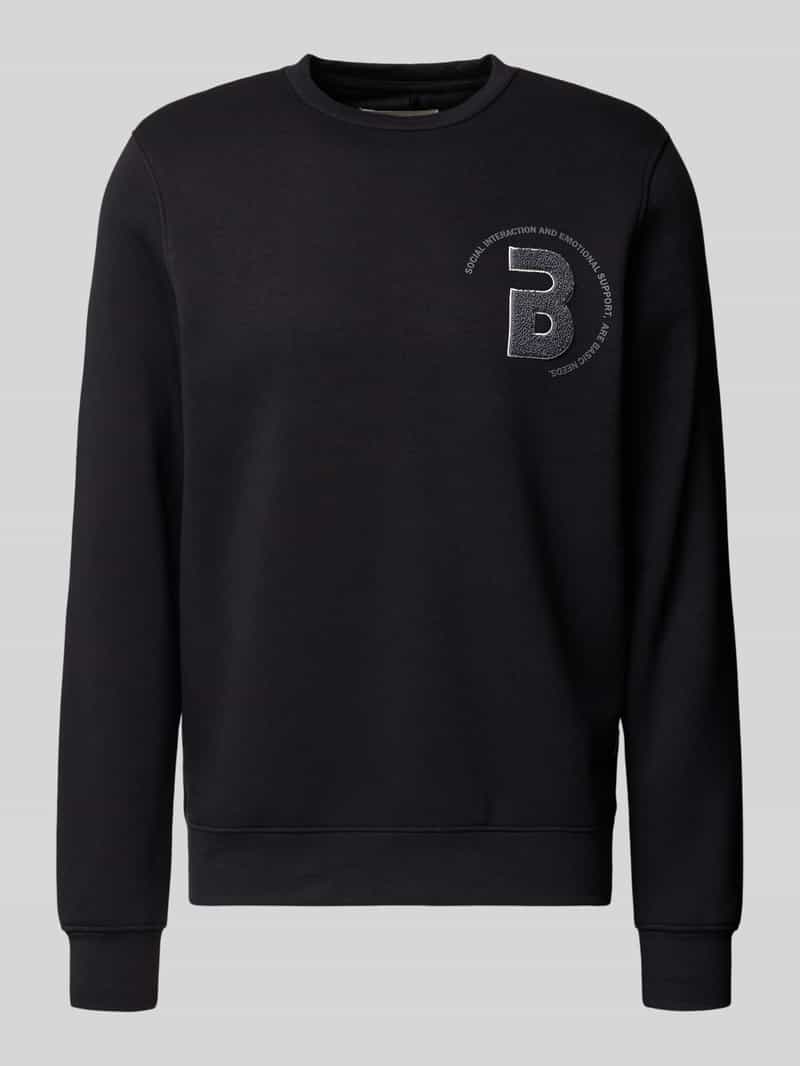 Blend Sweatshirt met labeldetail model 'FLORIAN'