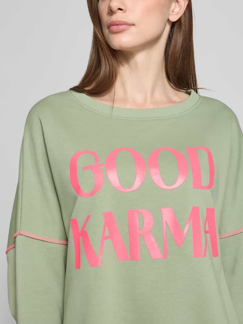 miss goodlife Oversized sweatshirt met statementprint
