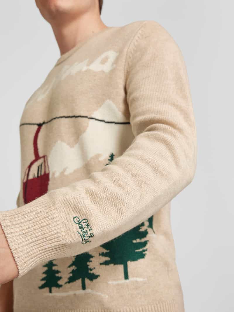 MC2 Saint Barth Gebreide pullover van wolmix model 'COURMA PINES'