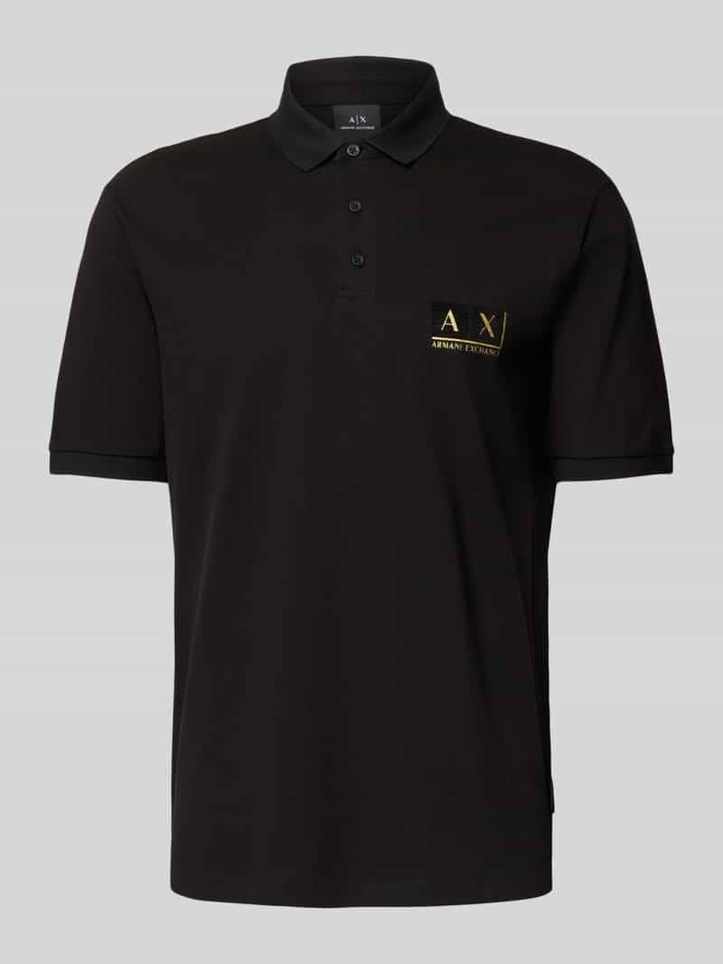 Armani Exchange Regular fit poloshirt met logo
