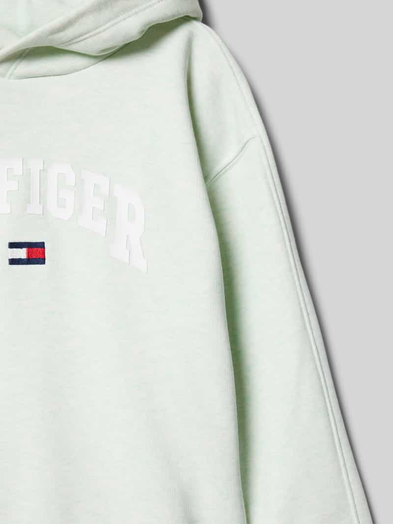 Tommy Hilfiger Kids Hoodie met labelstitching model 'VARSIRY'