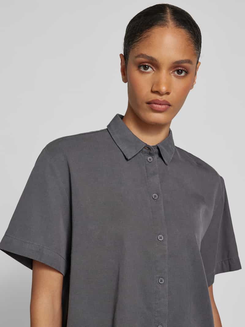 Jake*s Casual Regular fit blouse met doorknoopsluiting