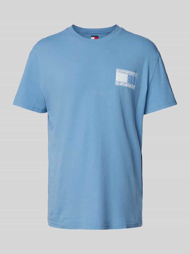 Regular fit T-shirt van puur katoen