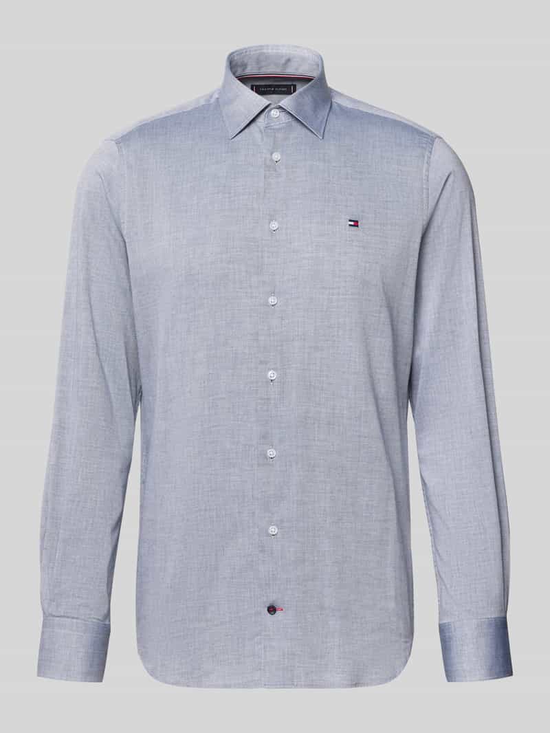 Tommy Hilfiger Regular fit zakelijk overhemd van puur katoen