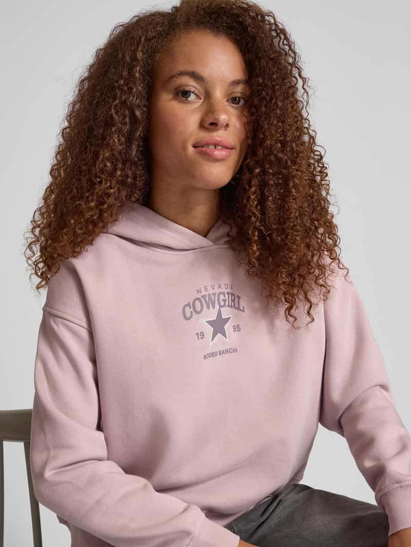 Only Loose fit hoodie van katoenmix model 'CAMILLA'