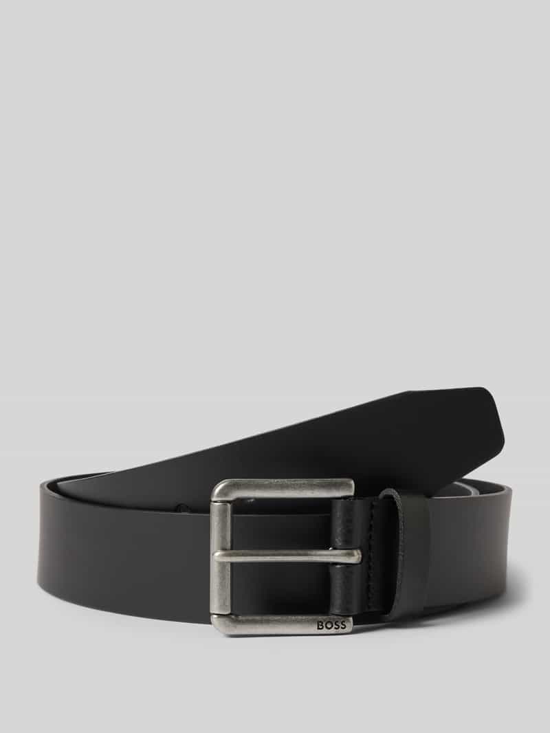 Leren riem met doornsluiting model 'Joris'
