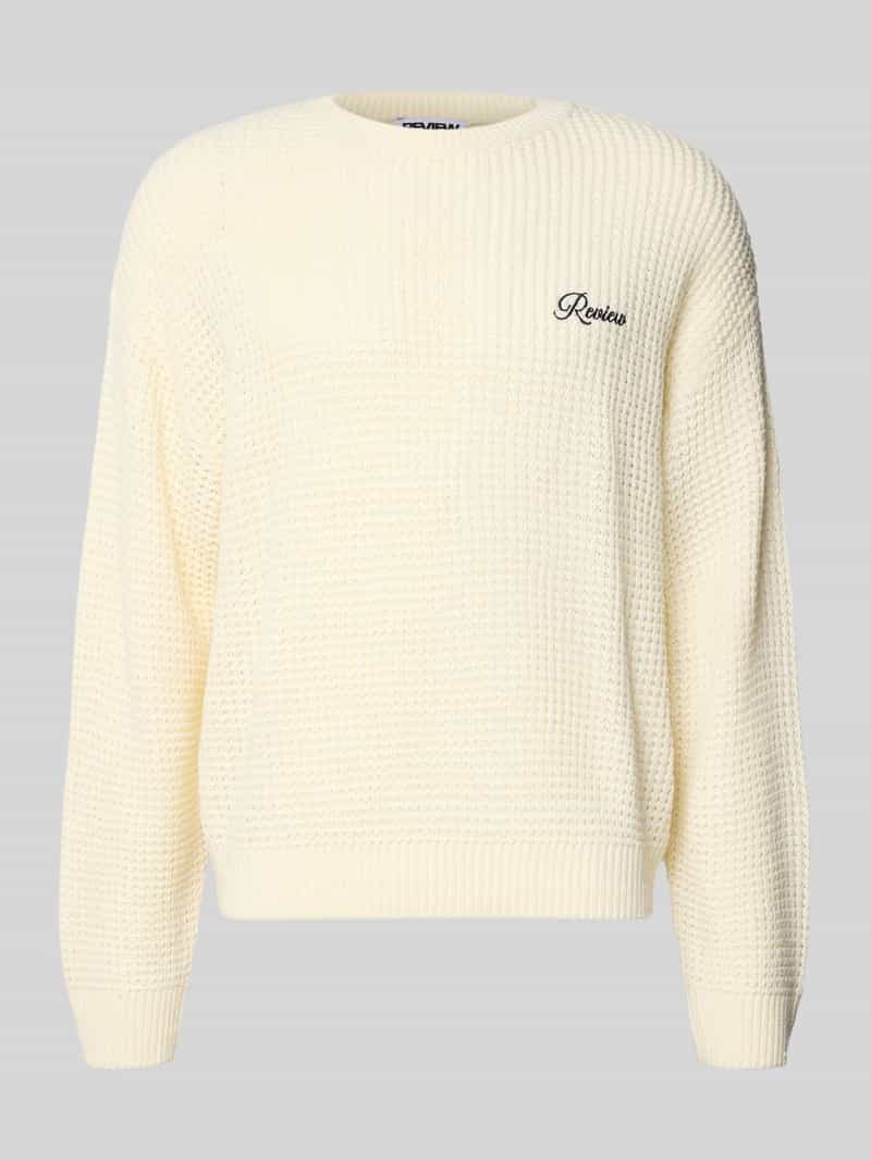 REVIEW Gebreide pullover met ronde hals