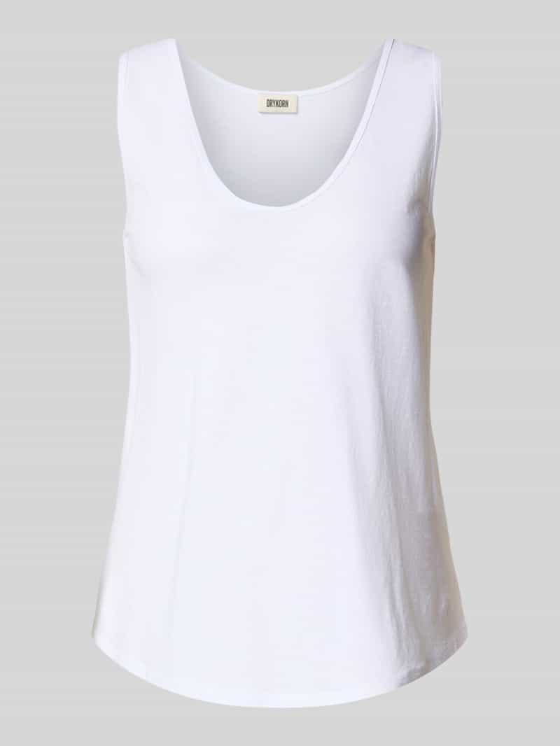 drykorn Top met bandjes en ronde hals model 'SAIMI'