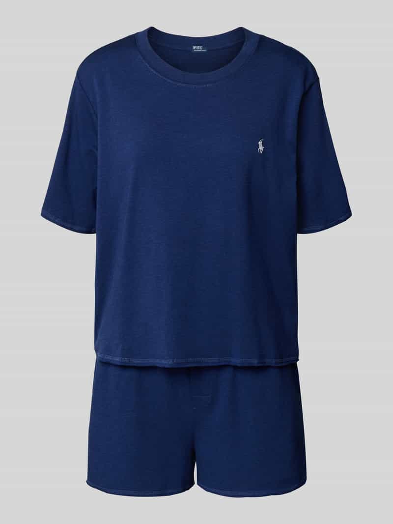 Polo Ralph Lauren Pyjama met logostitching en elastische band met logo