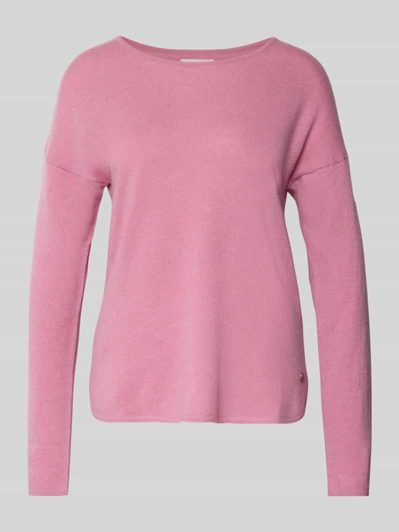 FYNCH-HATTON Gebreide pullover van puur kasjmier met ronde hals