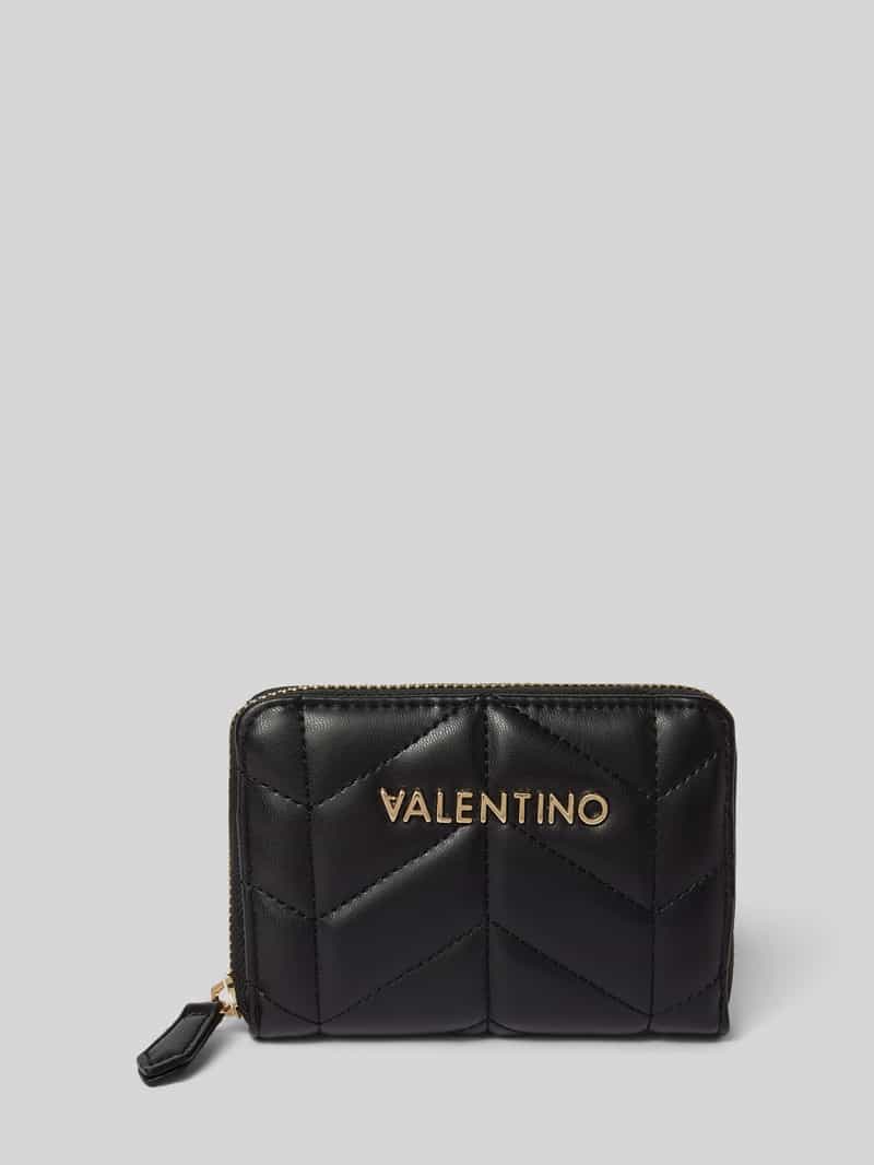 VALENTINO BAGS Portemonnee met labelapplicatie model 'PETAL'