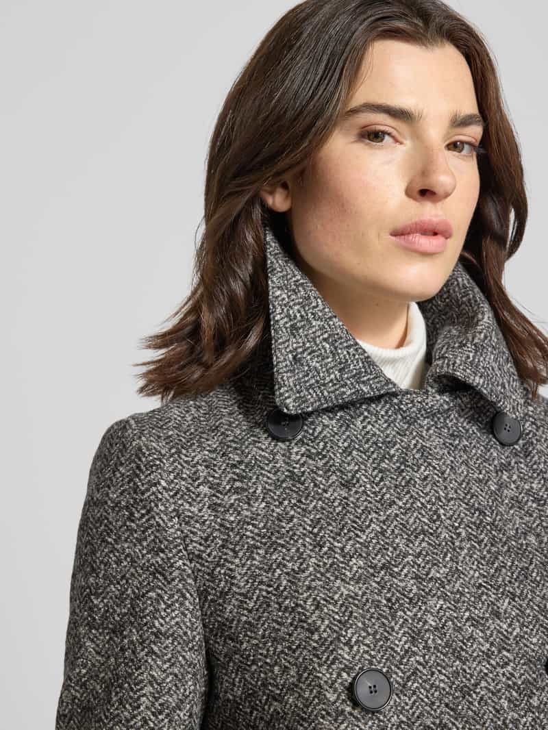 Windsor Jack met platte kraag en knoopsluiting