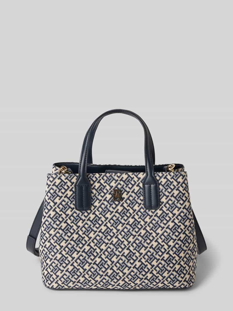 Tommy Hilfiger Tas met hengsel en monogram-jacquard