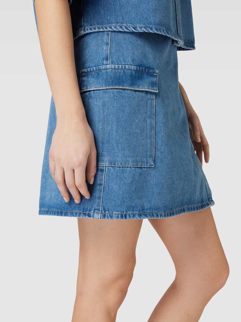 Katharina Damm X P&C* Exclusieve collectie jeansrok in wikkellook