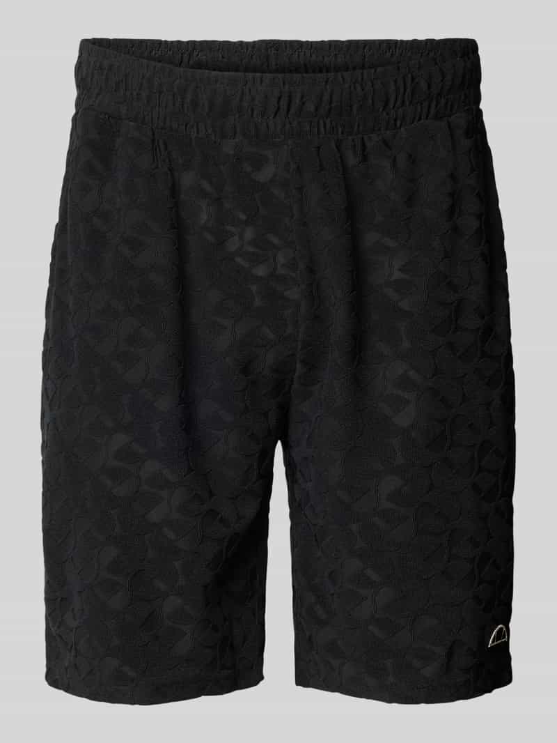 Ellesse Regular fit korte broek met structuurmotief model 'VIZZANO'