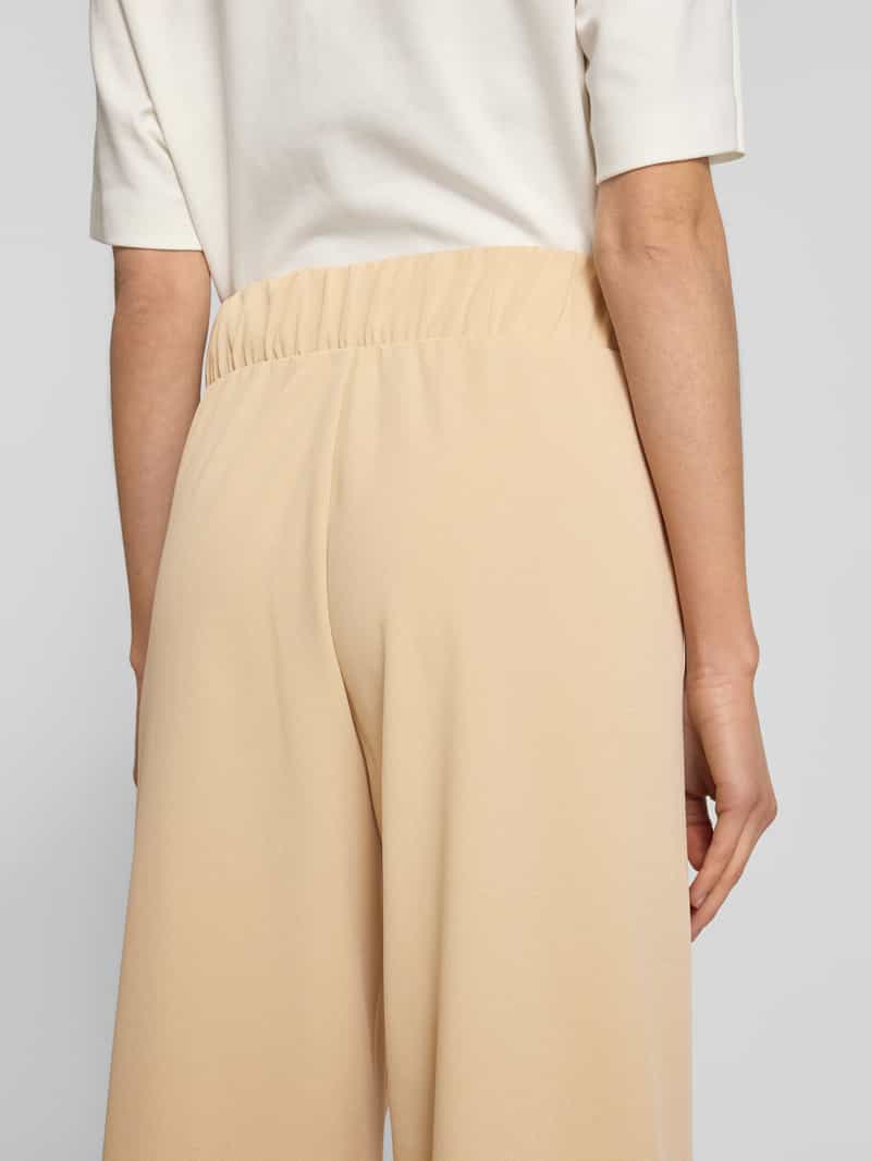 Soyaconcept Wide leg stoffen broek met verkort model 'Siham'