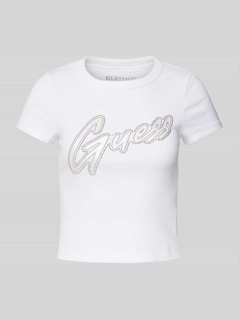 Guess T-shirt met labelprint