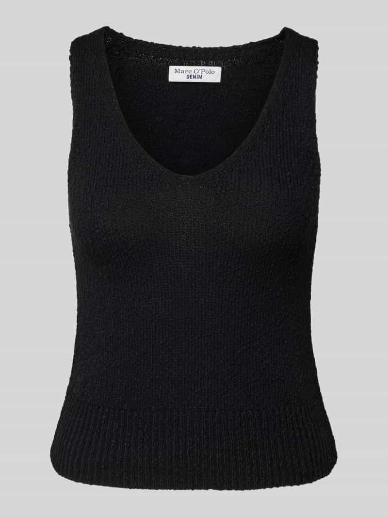 Marc O'Polo DENIM Tanktop in gebreide look