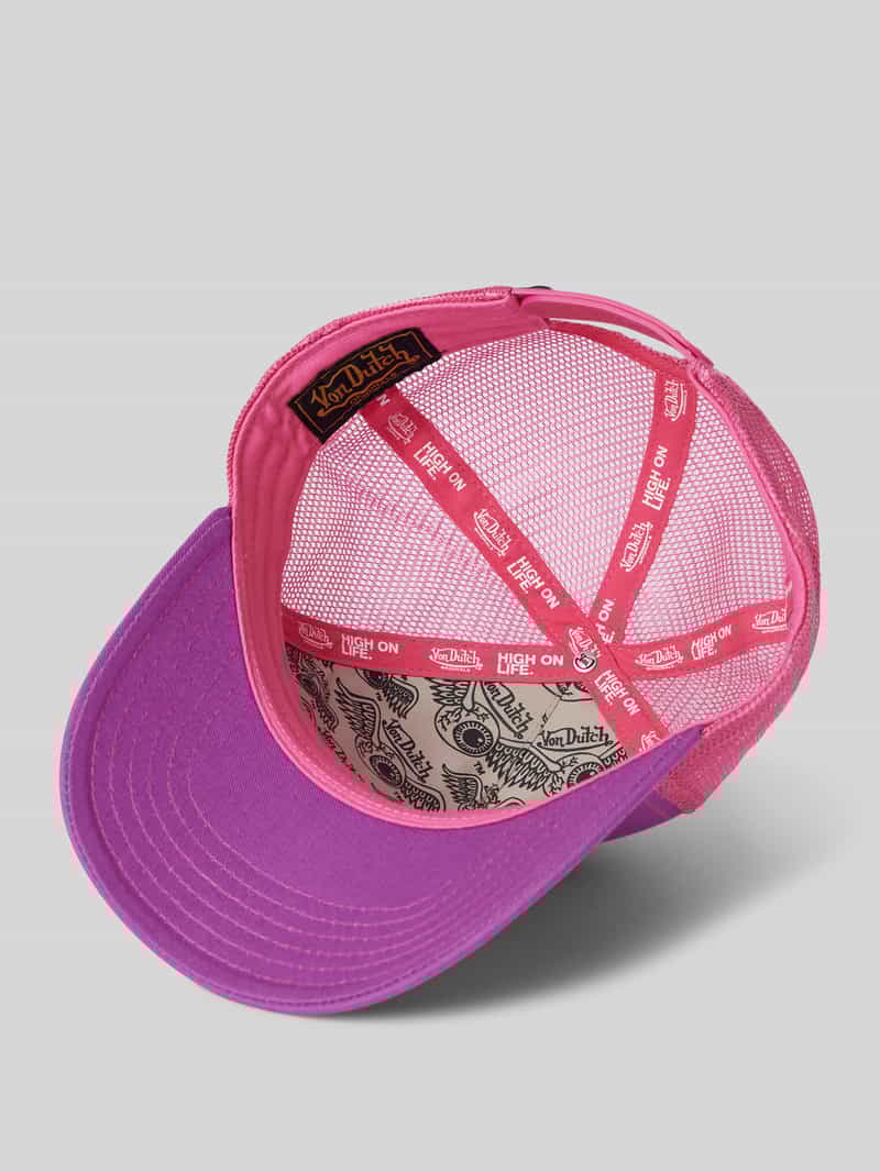 Von Dutch Trucker-pet met labelpatch model 'BOSTON'