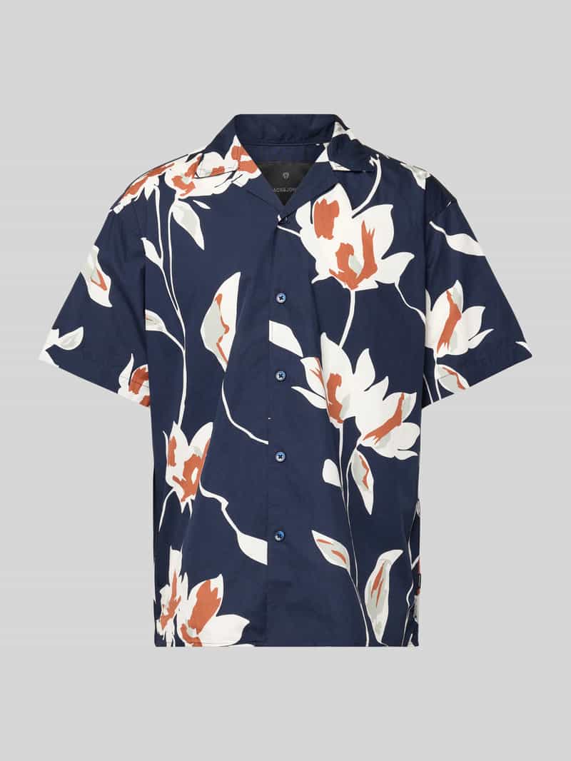 Jack & Jones Premium Regular fit vrijetijdsoverhemd met resortkraag model 'PALERMO'
