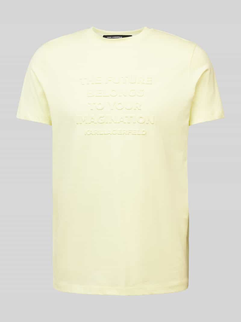 Karl Lagerfeld T-shirt met labeldetail