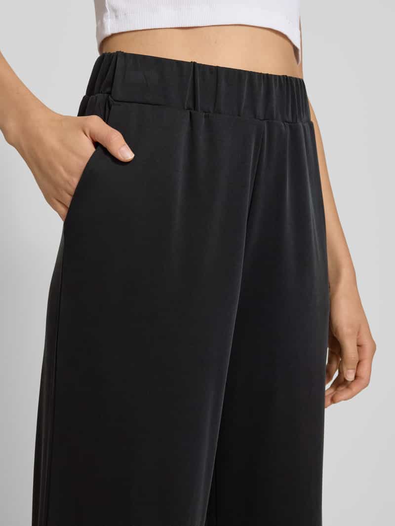 Jake*s Casual Stoffen broek met elastische band