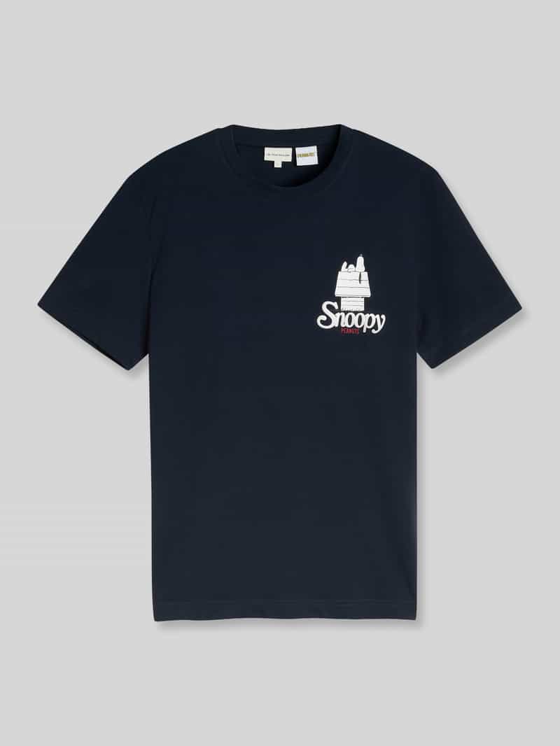 Tom Tailor regular fit t-shirt van puur katoen met peanuts -print