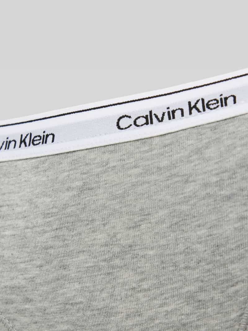 Calvin Klein Underwear String met elastische band met label in een set van 5 stuks