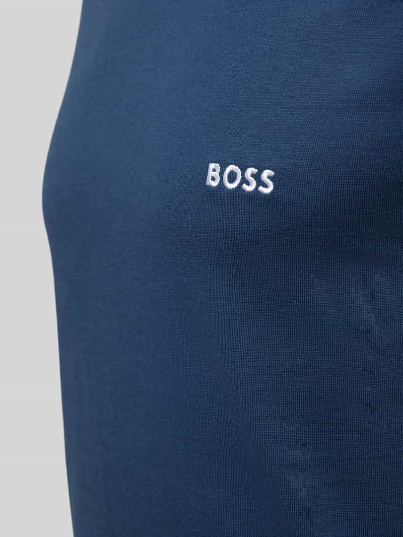 Boss T-shirt met labelprint in een set van 3 stuks