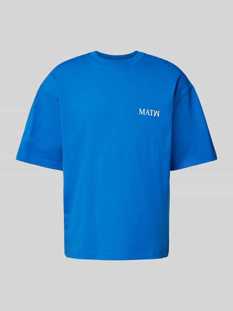 Oversized T-shirt met labelprint