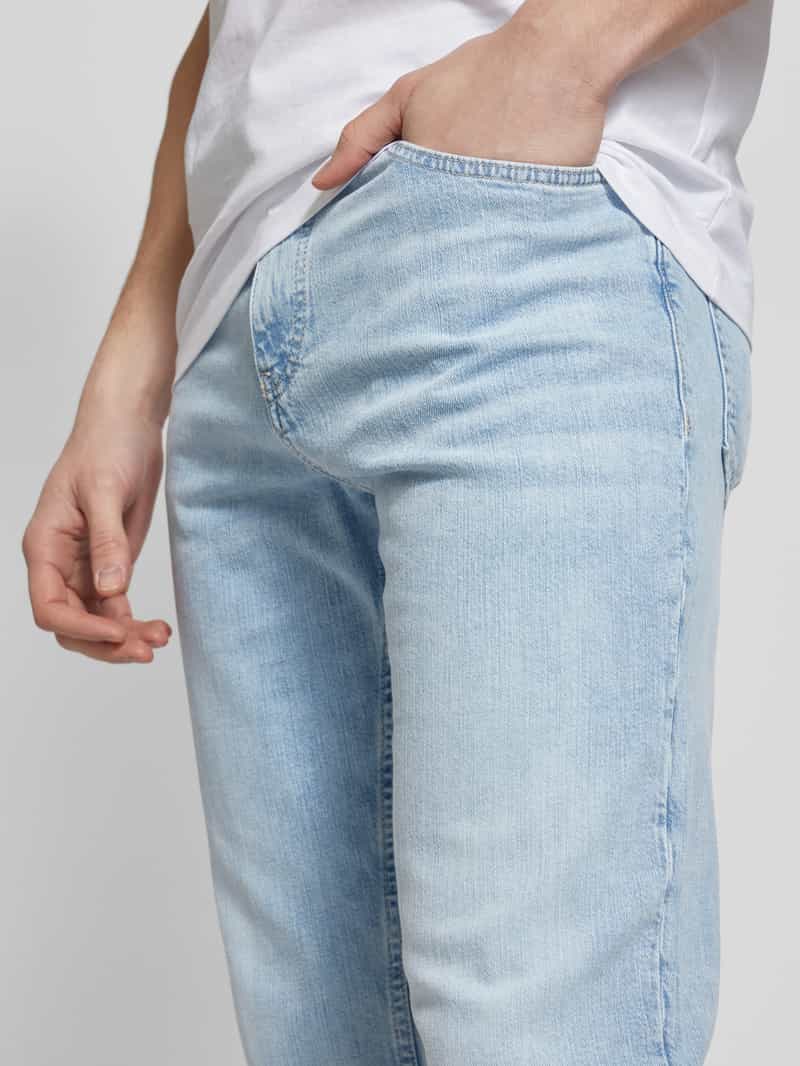 Boss Straight fit jeans van puur katoen model 'Re.maine'