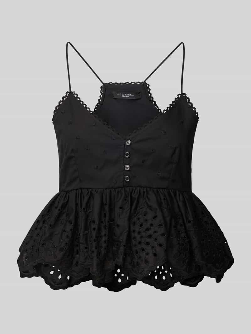 Weekend Max Mara Blousetop met ajourpatroon model 'ASBURGO'