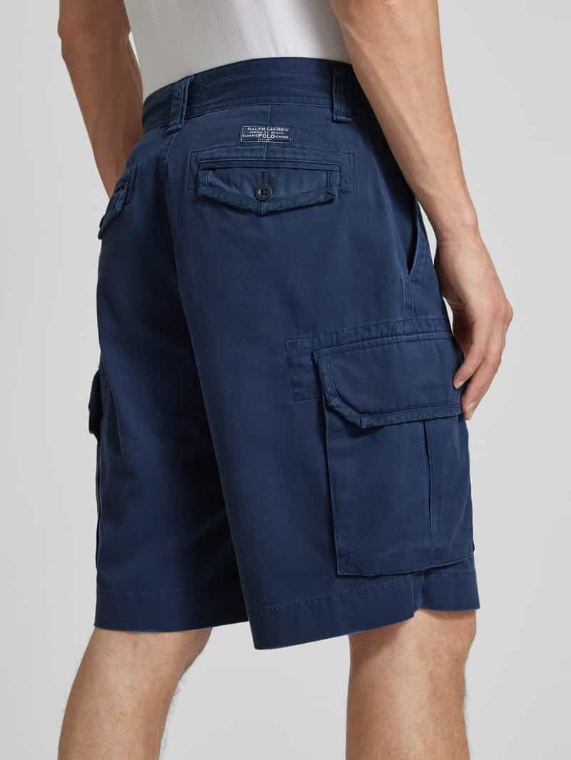 Polo Ralph Lauren Regular fit korte cargobroek met riemlussen model 'GELLAR'